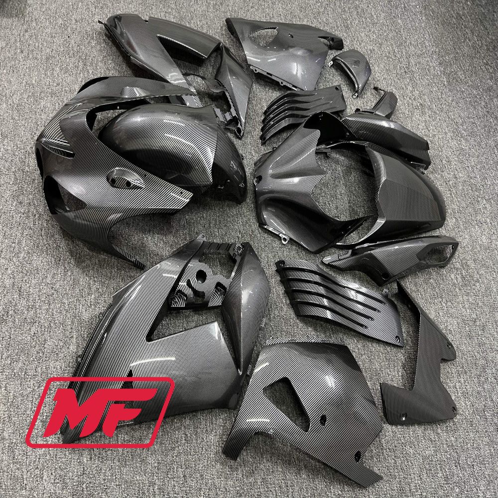 Monster Fairings Full Kit Kawasaki ZX-14R 06-11 Carbon Fiber Style